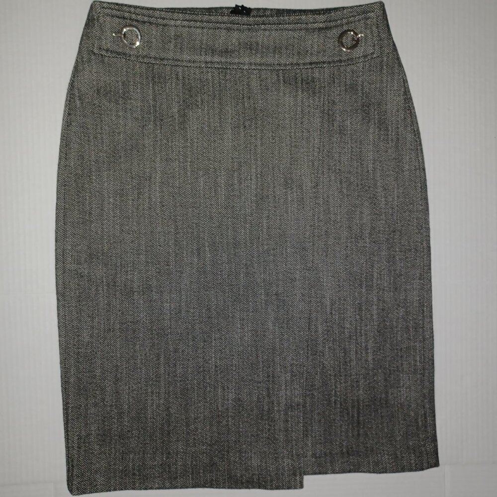 H&M SLIT FRONT PENCIL SKIRT SIZE 4 - Picture 7 of 14